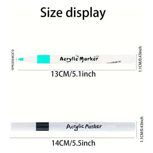 Marcadores Acrilicos 36 Colores Manualidades