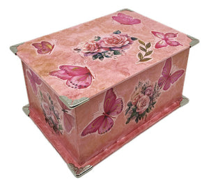 Caja Artesanal Decorativa Para Regalo Decoupage