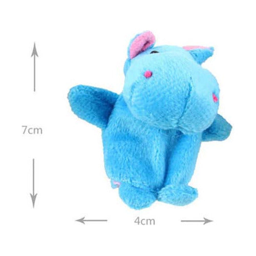 Set 10 Titeres De Dedos Animales De Tela