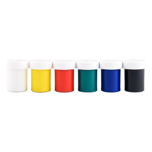 Tempera Torre Xl 6 Colores Lavable (22 Ml Por Color)