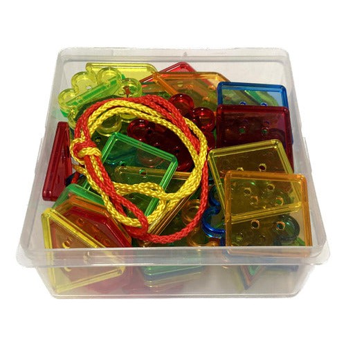 Botones Plásticos Para Enhebrar Traslucidos 60un