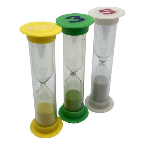 Set 3 Relojes De Arena Escolares