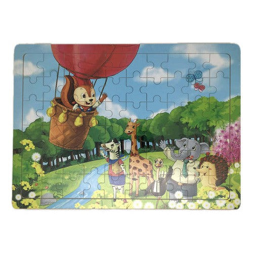 Puzzle De Madera 60 Piezas Escolar