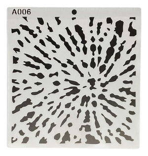 Plantilla Flexible 15x15 Cm Stencil Diseños Texturas