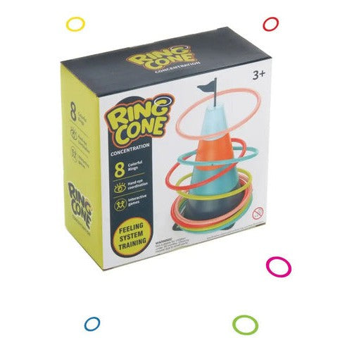Juego De Mesa Cono Con Aros Punteria Habilidad