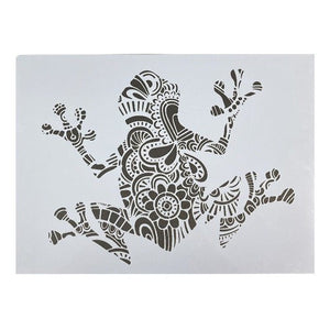 Plantilla Flexible Stencil A4 Diseño Animales