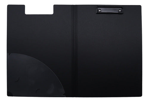 Carpeta Plástica Con Apretador Oficio Adetec