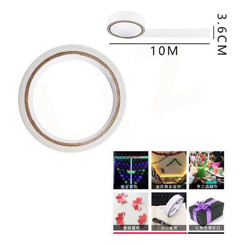 Cinta Doble Contacto 36 Mm X 10 Mt
