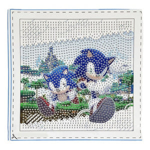 Kit Pintura Diamante 15x15 Cm Con Marco