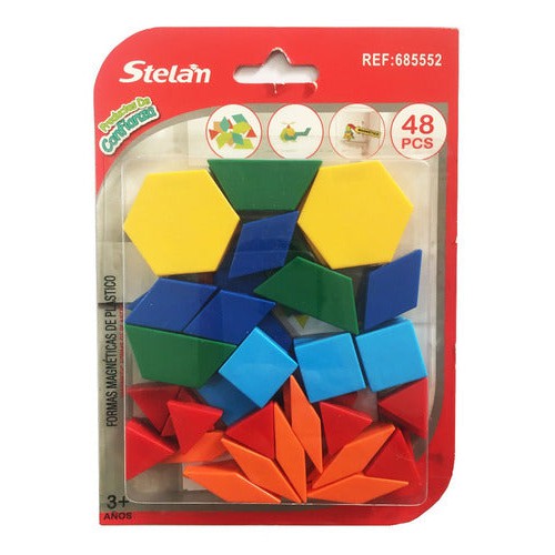 Formas Magneticas De Plastico Tipo Mosaico