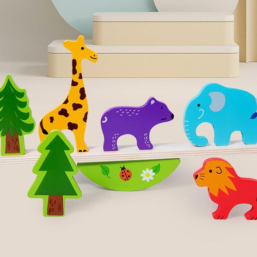 Juego Didáctico Equilibrio De Animales Motricidad Fina