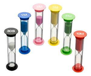 Set 6 Mini Reloj Arena Escolar