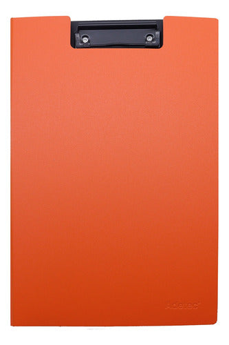 Carpeta Plástica Con Apretador Oficio Adetec