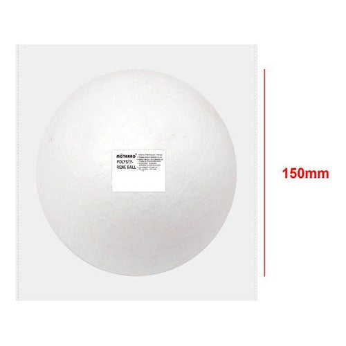 Pelota De Plumavit 15 Cm Para Manualidades