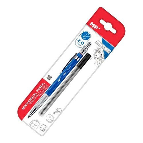 Portaminas Metalico 2.0 Mm Con Repuestos Minas