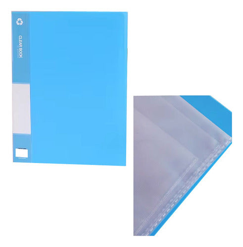 Carpeta Plástica A4 40 Fundas