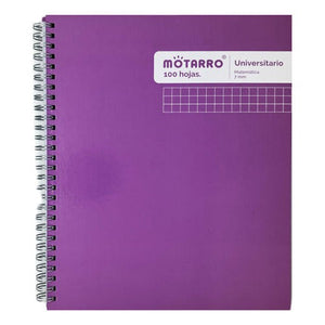 Cuaderno Universitario 7 Mm Tapa Extra Dura Liso 100 Hj