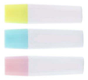 Set 3 Destacador Pastel