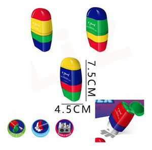 Sacapuntas Doble Con Depósito Y Goma