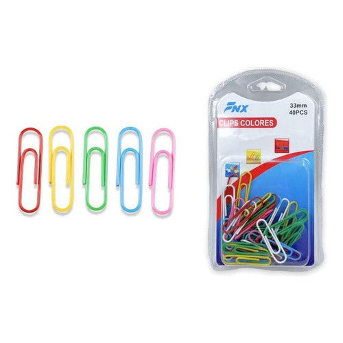 Clips De Colores 33mm