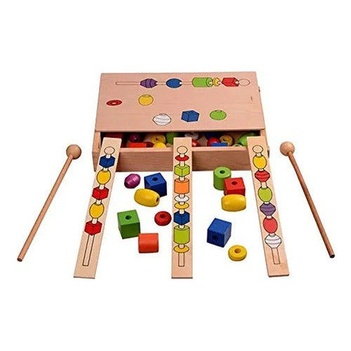 Cuentas Para Hilar Con Patrones Motricidad Fina