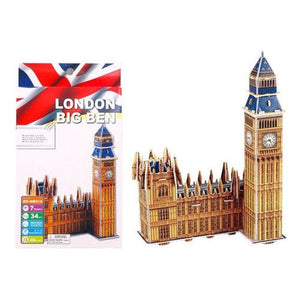 Puzzle Maqueta 3d Carton Pluma Monumetos Historicos