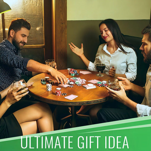 Set De Poker Texas Holdem 200 Fichas Profesional Set Caja