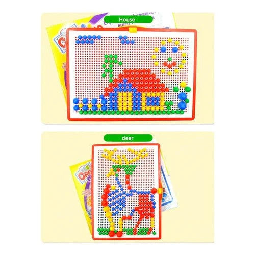 Juego Puzzle 3d De 296un Setas Plásticas