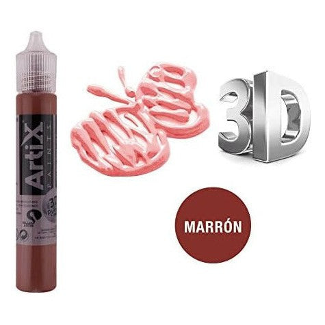 Pintura Relieve 3d Brillante 30 Ml