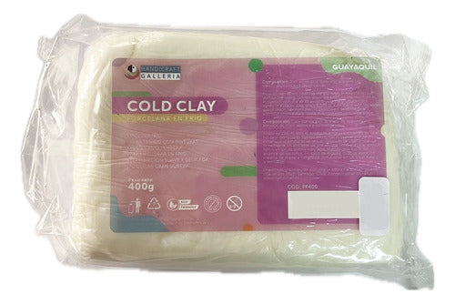 Porcelana Fria 400 Gr Blanca