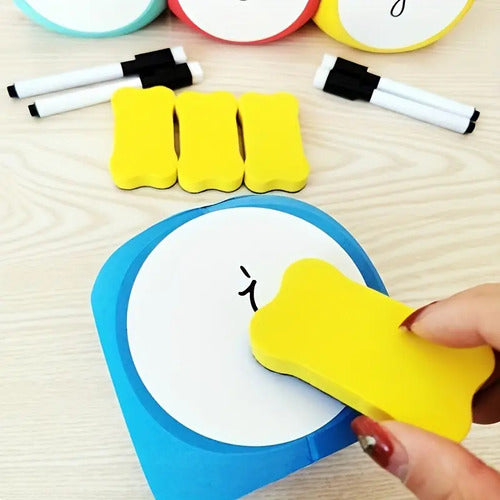 Dado De Goma Eva 6 Caras Escribibles Y Borrables