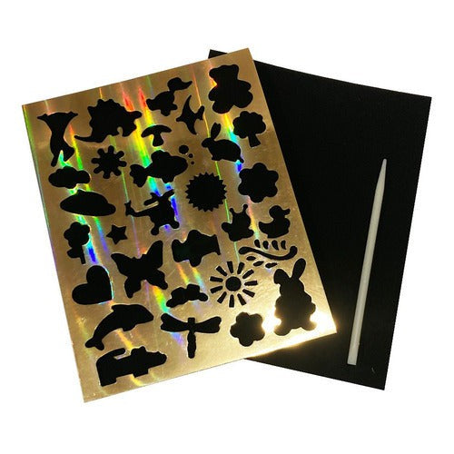Set Papel Magico Scratch Art