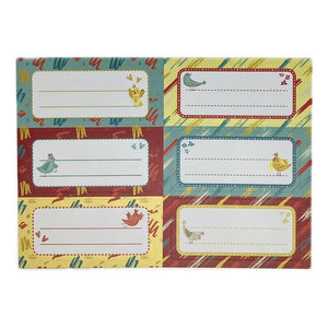 Etiqueta Para Nombre Diseño Juvenil 35x70 Mm