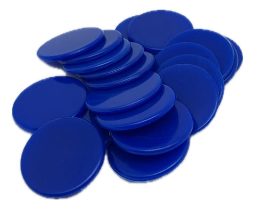 Set 20 Fichas Plásticas Para Contar 25 Mm
