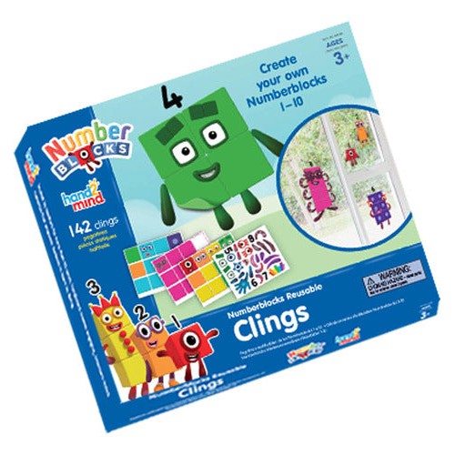 Set Adhesivos Reutilizables Numberblocks