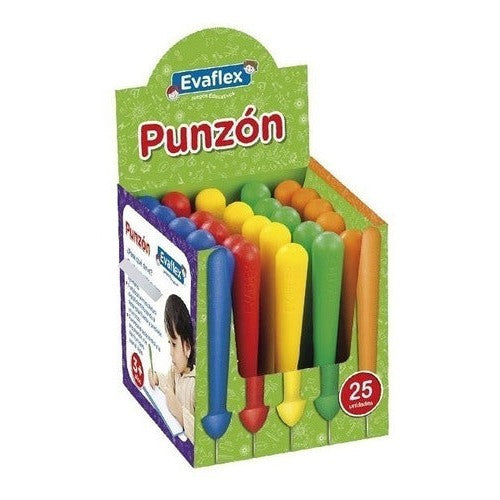 Punzon Escolar Evaflex 25 Unidades