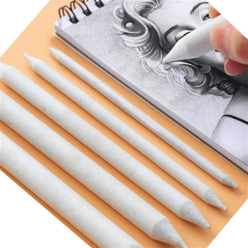 Set De 5 Lápices Difuminadores Para Dibujo