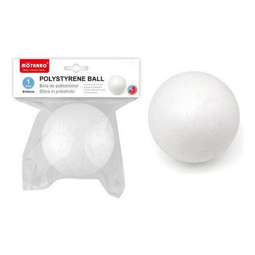 Pelota De Plumavit 10 Cm Para Manualidades