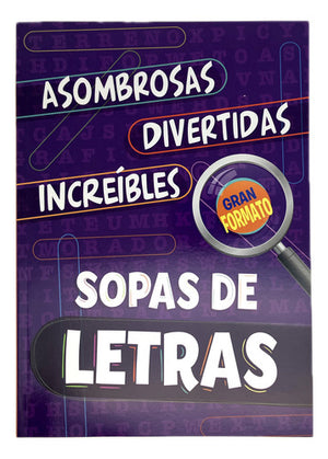 Libro Sopa De Letras Formato Grande