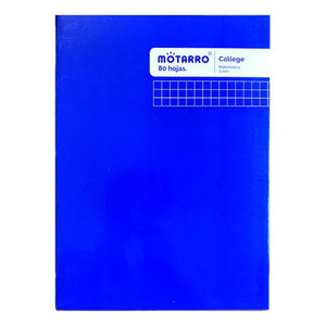 Cuaderno College Cuadriculado 7 Mm 80 Hjs