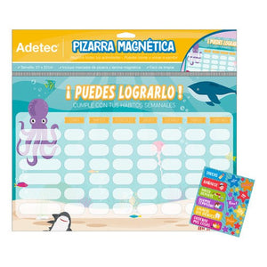 Pizarra Magnética Horario Escolar