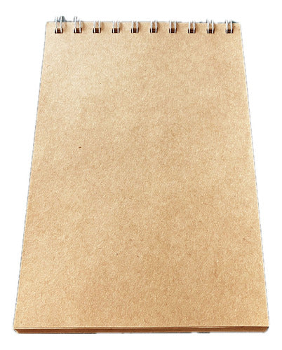 Croquera Hojas De Papel Kraft 13x19 Cm