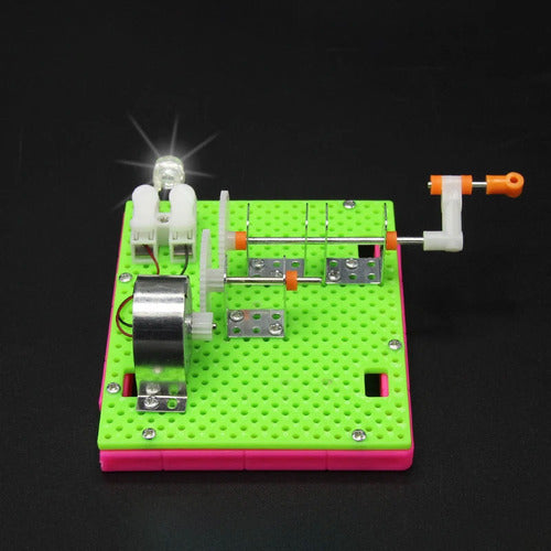 Set Eléctrico Escolar Generador Manivela