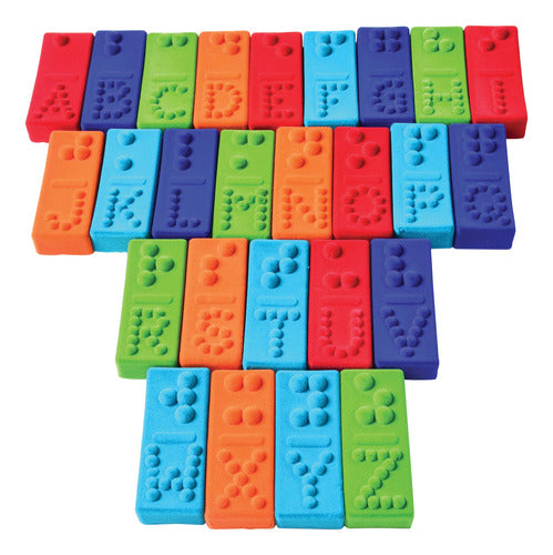 Abecedario Braille Sensorial Soft Rubbabu