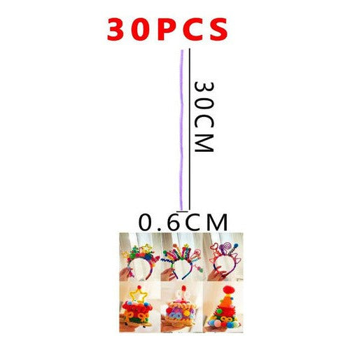 Set 20 Limpiapipas Metalizado Surtido