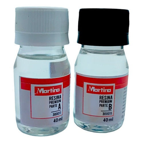 Resina Epóxica Premium Transparente 40ml Manualidades