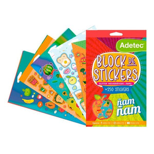Block De Stickers Ñam Ñam Adetec