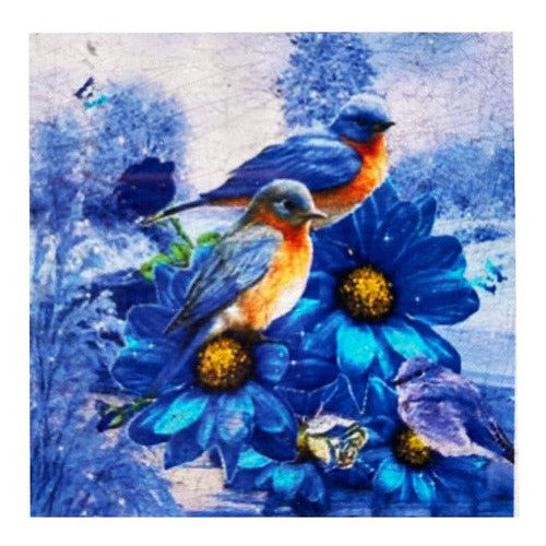 Pintura Diamante 20x20 + Caja 28 Espacios Cristales