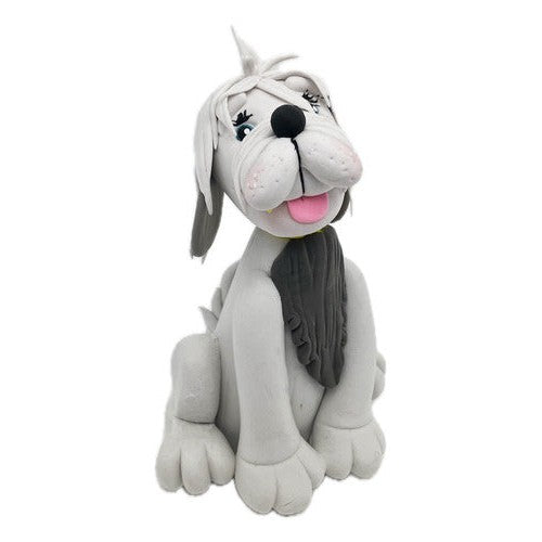 Perrito Chascon De Goma Eva 3d Figura Decorativa