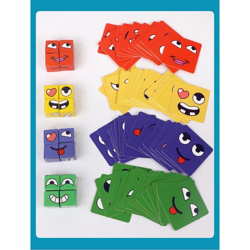 Set Mini Cubos Bloques De Emociones